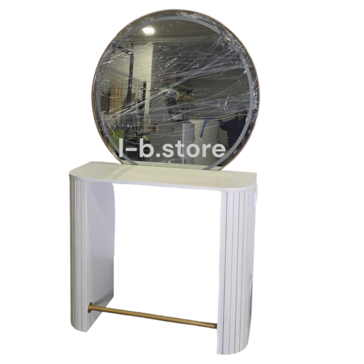 biała toaletka do sypialni