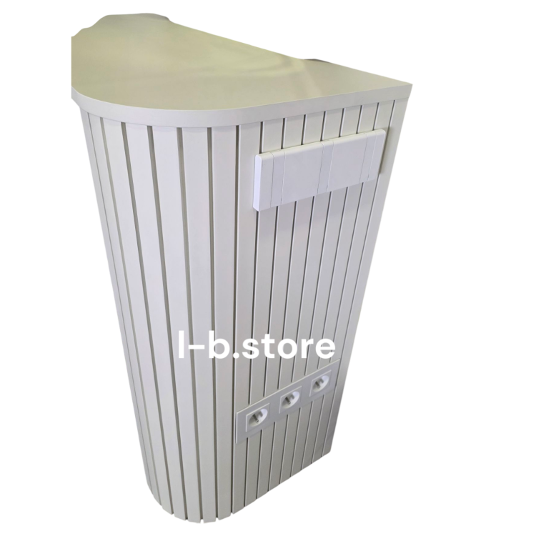 zaokraglony stolik kosmetyczny